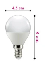 Şahnet 7W Mini Avize Led Ampul Sarı - 3000K E14 thumbnail 2