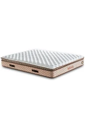 Niron Baklava Yatak Seti - 160x200 cm Krem Tek Kişilik, Pedli Sert Yatak, Lüks Baza ve Başlık Takımı - 5