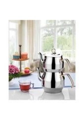 İnter Çelik Köşem Çaydanlık Sade Aile Boyu - 2