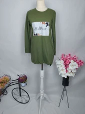 5126 Baskı Detaylı Tunik Sweat - 3