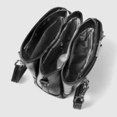 Lederax Hakiki Deri Üç Gözlü Omuz ve El Çantası LD483 thumbnail 7