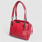 Lederax Hakiki Deri Üç Gözlü Omuz ve El Çantası LD483 thumbnail 11