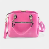 Lederax Hakiki Deri Üç Gözlü Omuz ve El Çantası LD483 thumbnail 3