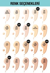 Maybelline New York Fit Me Matte+Poreless Fondöten - 100 Warm Ivory - 4