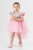 Bebek Kız Çocuk Doğum Günü Parti Düğün Elbise Tüllü Tütü Astarlı Çocuk Giyim Bebek Giyim Kız Bebek ELBYKYRKPUL - 10