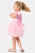 Bebek Kız Çocuk Doğum Günü Parti Düğün Elbise Tüllü Tütü Astarlı Çocuk Giyim Bebek Giyim Kız Bebek ELBYTUTUL - 9