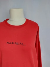 9550 Yazı Detaylı Sweat - 4