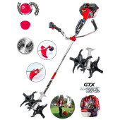 Wacker Pro Germany Technology Finefourch 20 HP Yan Tipi Ot Çim Çalı Biçme Tırpanı + Akrobat Çapa Aparatı - 1