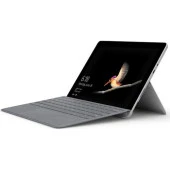 Microsoft Surface Go Tablet Uyumlu Alcantara Signature Type Cover İngilizce Klavye - Gri - 2
