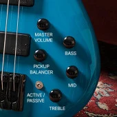 Cort C5 DELUXE CBL 5 Telli Bas Gitar (Mavi) thumbnail 3