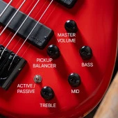 Cort C4 DELUXE BK 4 Telli Bas Gitar (Siyah) - 3
