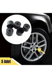 Bijon Kapağı Şifresiz 5 Adet Siyah Seat Exeo 2009-2014 6x0601173b - 1