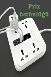 Qpen SC05 8in1 Priz Dönüştürücü - 5