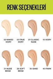 Maybelline New York Super Stay Active Wear 30H Fondöten 03 True Ivory - 4
