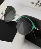 Daniel Klein DK4167P-2 Gold Yeşil Yuvarlak Oval Kadın Güneş Gözlüğü - 1