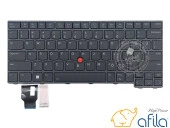 Lenovo Thinkpad P14s Gen3 uyumlu Notebook Klavyesi (Siyah TR) ışıklı - 1
