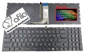 MSI GE72 2QE-034XTR Apache msi Uyumlu Notebook Klavye (Siyah TR) V1 / RGB ışıklı - 1