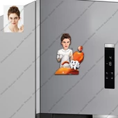 Diş Doktoru Dişçi Tasarımlı Buzdolabı Magneti/Resim Gönder Magnet Olsun - 1