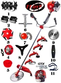 Wacker Pro Germany 11 In 1 Torq Stil 20 Hp Yan Tipi Ot Çim Biçme Tırpanı Toprak Eşeleme Akrobat Çapa Aparatı - 1