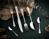 Amboss Pera 72 Parça Çatal Kaşık Bıçak Paslanmaz Çelik Seti - Kutulu - 1