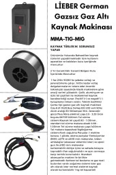 Lieber German Teknoloji M300 Mig Tig MMA 3in1 300 Amper İnvertör Ve Gazsız Gazaltı Kaynak Makinesi - 3