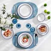 Schafer Iconic Yemek Takımı 24 Parça-Lacivert01 - 1