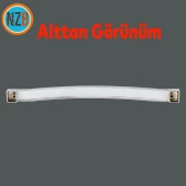 Mobilya Mutfak Dolabı Çekmece Dolap Kapak Kulbu Kulpu Krom 224 mm Metal Kulp - 5