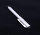 925 Ayar Gümüş Tükenmez Kalem Çizgili Dizayn thumbnail 4