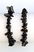 Siyah Obsidyen Bileklik Kırıktaş 628-3 - 2