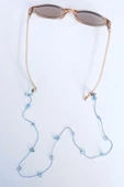 Doğal Akuamarin Taşlı Gözlük İpi 129-2 - 1