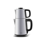 Karaca Tea Break 2 İn 1 Çelik Su Isıtıcı Çay Makinesi Silver Inox - 2