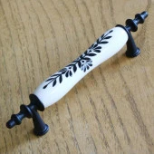 Porselen Beyaz Siyah 96 mm Kulplar Mobilya Mutfak Dolabı Çekmece Dolap Kapak Kulpu Kulbu thumbnail 4