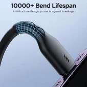 Joyroom Travel Serisi 3A Araç Sarmal Hızlı Şarj Kablosu Type-C 1,5 Metre thumbnail 6