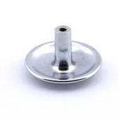 Mobilya Kulp Mutfak Dolabı Çekmece Dolap Kulpları Kapak Kulpu Kulbu Metal Krom Yuvarlak thumbnail 3