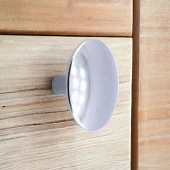 Mobilya Kulp Mutfak Dolabı Çekmece Dolap Kulpları Kapak Kulpu Kulbu Metal Krom Yuvarlak thumbnail 5