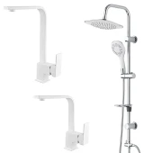 Venita Beyaz Banyo Seti 3'lü thumbnail 1