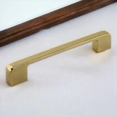Mobilya Kulp  Mutfak Dolabı Çekmece Dolap Kulpları Kapak Kulpu Kulbu Gold Altın 128 mm Metal - 5