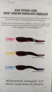 ADEN AYAKKABI ASTARI (Normal Kemerli Ayaklar için)(39-40) - 3