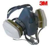 3M 7502(Orta Boy) Yarım Yüz Maskesi - 3