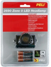 Peli 2690Z0 HeadsUp Lite LED ATEX Zone 0 Far, Antistatik Kafa Bandı, Siyah - ATEX 2015 - 1