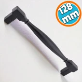 Mobilya Kulp Mutfak Dolabı Çekmece Dolap Kulpları Kapak Kulpu Kulbu Siyah 128 mm Metal thumbnail 1