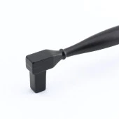 Mobilya Kulp Mutfak Dolabı Çekmece Dolap Kulpları Kapak Kulpu Kulbu Siyah 128 mm Metal thumbnail 5