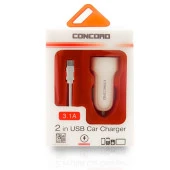 Concord Çift USB 3.1A Micro Araç Şarjı C758 - 2