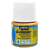 Pebeo Setacolor Opak Kumaş Boyası Metalik 62 Shimmer Rich Gold - 1