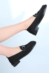 Scarletta 24-06 Triko Günlük Kadın Düz Babet Ayakkabı thumbnail 1