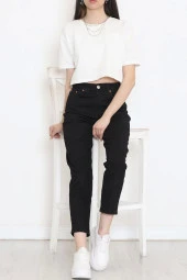 Boyfriend Kot Pantolon Siyah3 - 4