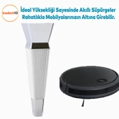 Dempa Lüks Mobilya Oturma Grubu Kanepe Tv Ünitesi Koltuk Ayağı Konsol Ayakları Beyaz Krom 20 Cm - 5