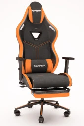 Warrior Aragorn Kumaş Oyuncu Koltuğu - Turuncu - Ayak Uzatmalı Bilgisayar Sandalyesi - 1598B0516 thumbnail 1