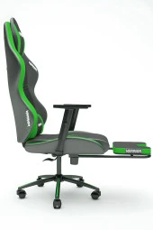 Warrior Aragorn Kumaş Oyuncu Koltuğu - Yeşil - Ayak Uzatmalı Bilgisayar Sandalyesi - 1598B0513 thumbnail 2