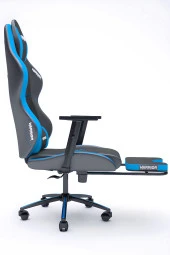 Warrior Aragorn Kumaş Oyuncu Koltuğu - Mavi - Ayak Uzatmalı Bilgisayar Sandalyesi - 1598B0514 thumbnail 2